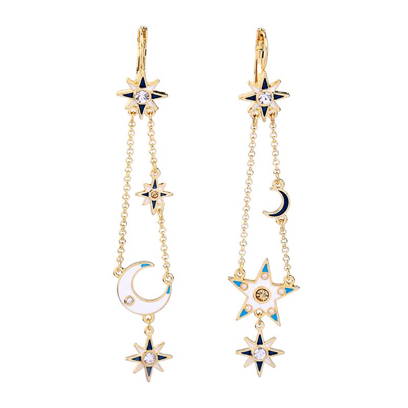 Dangle & Chandelier Design Glass Stone Enamel Moon Star Drop Earring Fashion Trendy Earrings For Women Wholesale Jewelry AccessoriesDangle
Dangle & Chandelier Design Glass Stone Enamel Moon Star Drop Earring Fashion Trendy Earrings For Women Wholesale Jewelry AccessoriesDangle