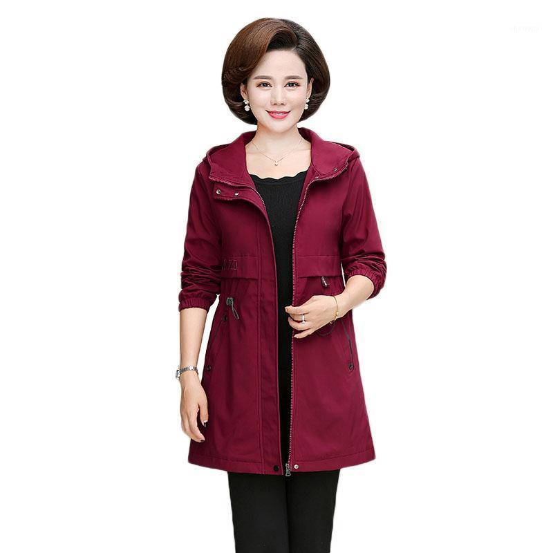 Women's Trench Coats Spring Fall Mother's Jacket 2022 Middle-aged Women Casual Hooded Coat Fashion Mid-length Large Size Female Windbreaker, Green
Women's Trench Coats Spring Fall Mother's Jacket 2022 Middle-aged Women Casual Hooded Coat Fashion Mid-length Large Size Female Windbreaker, Green