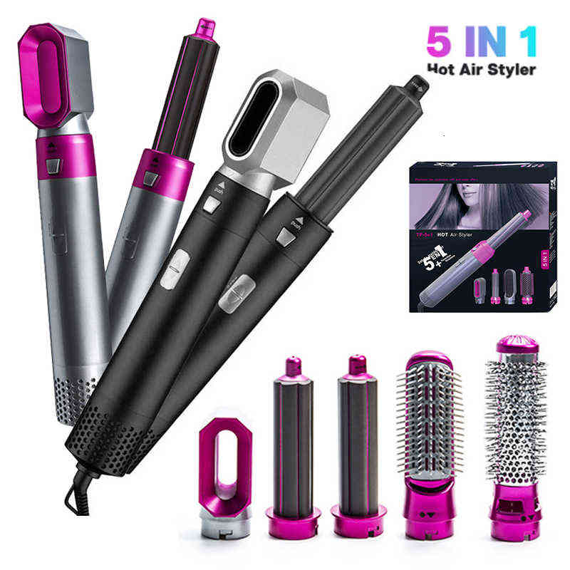 Irons Dryer 5 In 1 Hot Air Hair Straightener Brush Electric Blow Dryers Comb Negative Ion Automatic Dry & Wet Curling Set
Irons Dryer 5 In 1 Hot Air Hair Straightener Brush Electric Blow Dryers Comb Negative Ion Automatic Dry & Wet Curling Set