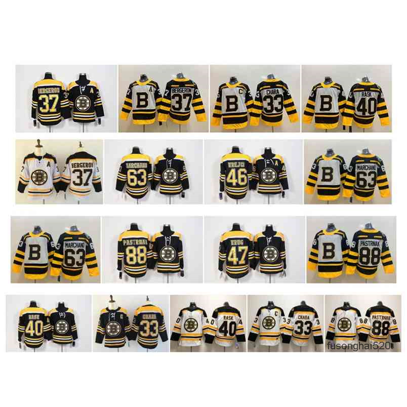 95 Boston Bruins Jersey 88 David Pastrnak 37 Bergeron 63 Brad Marchand 33 Zdeno Chara 40 Tuukka Rask 46 David Krejci ice Hockey Jerseys nhl's Jerseys, As pic
95 Boston Bruins Jersey 88 David Pastrnak 37 Bergeron 63 Brad Marchand 33 Zdeno Chara 40 Tuukka Rask 46 David Krejci ice Hockey Jerseys nhl's Jerseys, As pic