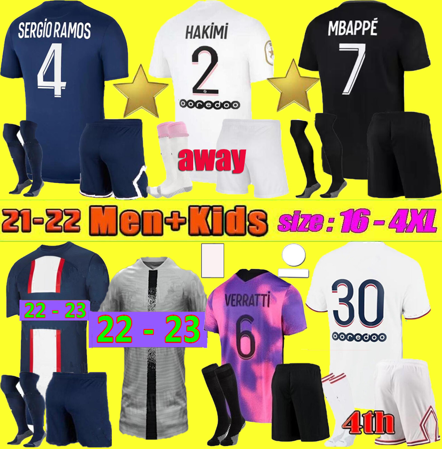 21 22 23 MBAPPE pSgS soccer jerseys 2022 2023 DI MARIA WIJNALDUM SERGIO RAMOS HAKIMI fourth Maillots de football kit VERRATTI third 4TH shirt Men kids Kits, Kit 16-xxl
21 22 23 MBAPPE pSgS soccer jerseys 2022 2023 DI MARIA WIJNALDUM SERGIO RAMOS HAKIMI fourth Maillots de football kit VERRATTI third 4TH shirt Men kids Kits, Kit 16-xxl