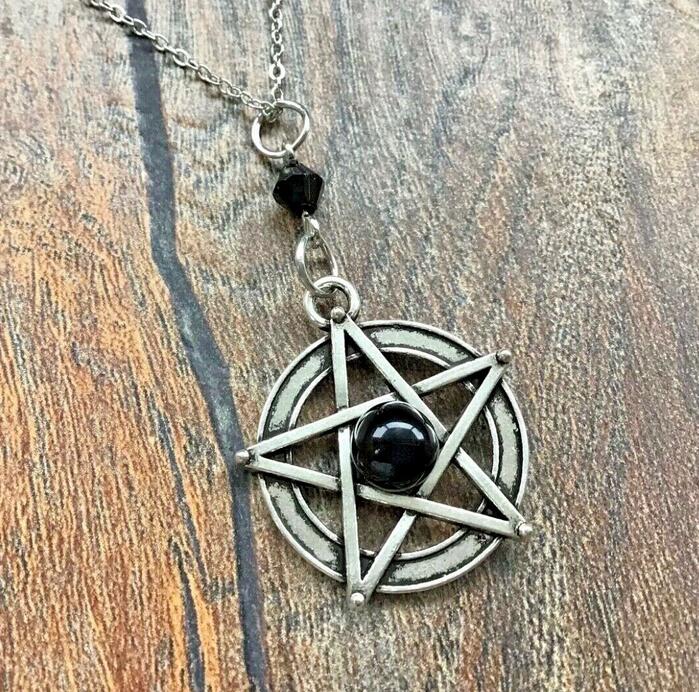 Gothic Wicca Witch Star Pentacle Supernatural Pentagram Necklaces Pendant Women boho Amulet Punk Chain Collier Choker For Men Gift Jewelry Making
Gothic Wicca Witch Star Pentacle Supernatural Pentagram Necklaces Pendant Women boho Amulet Punk Chain Collier Choker For Men Gift Jewelry Making