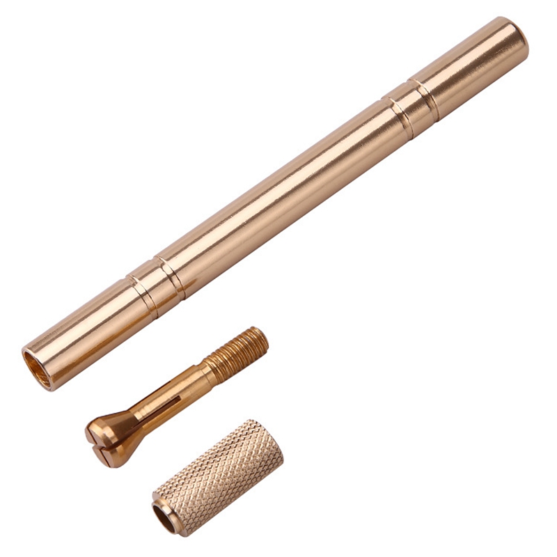 Round Needle Lock-Pin Device Manual Permanent Makeup Embroidered Eyebrow Tattoo Pen Tebori Microblading Pen