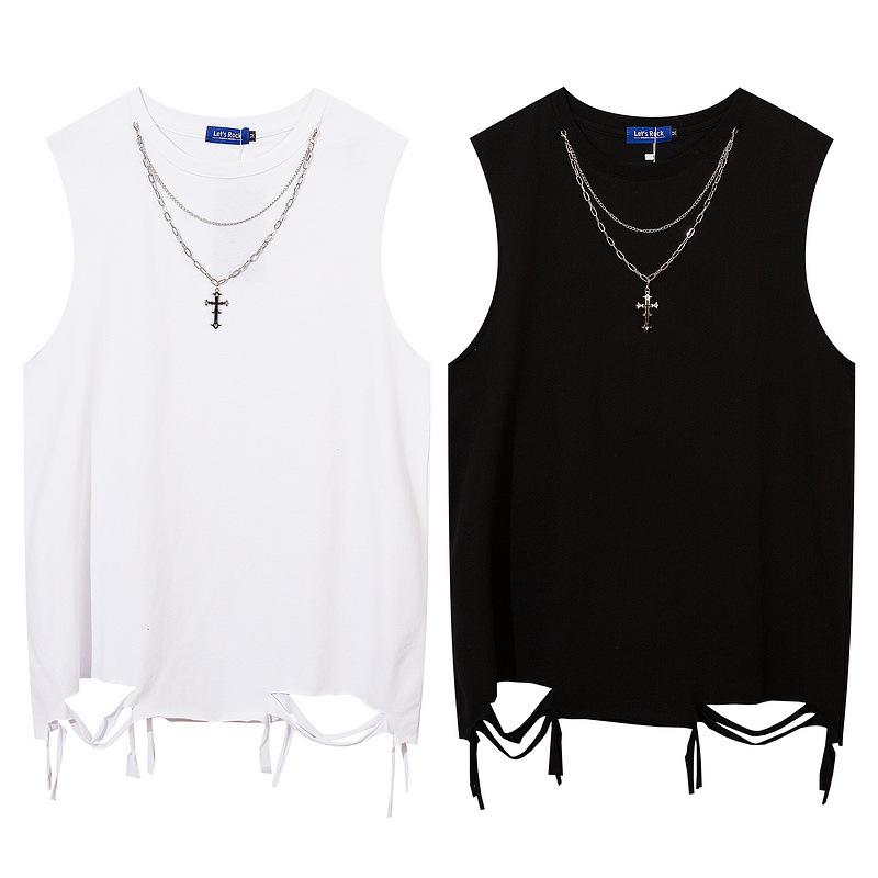 Men's Tank Tops European And American High Street Harajuku Style Khaki Vest Trend Men's Women's Lovers Hip-hop Bottomed ShirtMen's, Black
Men's Tank Tops European And American High Street Harajuku Style Khaki Vest Trend Men's Women's Lovers Hip-hop Bottomed ShirtMen's, Black