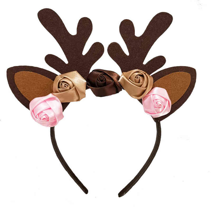 Deer Costumes for Girls Christmas Dress for Kids Halloween Costumes Reindeer Tulle Tutu Dress Birthday Princess Clothes Brown Y220510