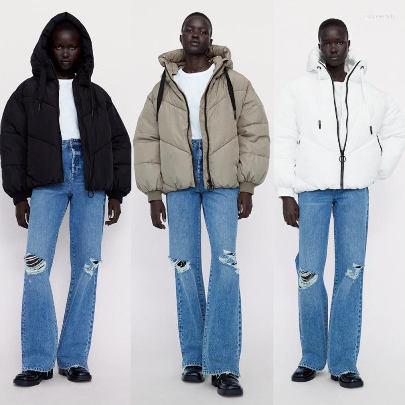 Women's Down & Parkas ZXQJ Women 2022 Fashion Thick Warm Hooded Loose Padded Jacket Coat Vintage Long Sleeve Female Outerwear Chic Tops Guin, As picture
Women's Down & Parkas ZXQJ Women 2022 Fashion Thick Warm Hooded Loose Padded Jacket Coat Vintage Long Sleeve Female Outerwear Chic Tops Guin, As picture