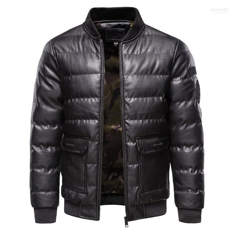 Men's Down & Parkas Winter Coats Cotton-padded PU Leather Jacket Casual Slim Bomber Jackets Men Warm Parka Mens Coat Black1 Guin22, Black
Men's Down & Parkas Winter Coats Cotton-padded PU Leather Jacket Casual Slim Bomber Jackets Men Warm Parka Mens Coat Black1 Guin22, Black