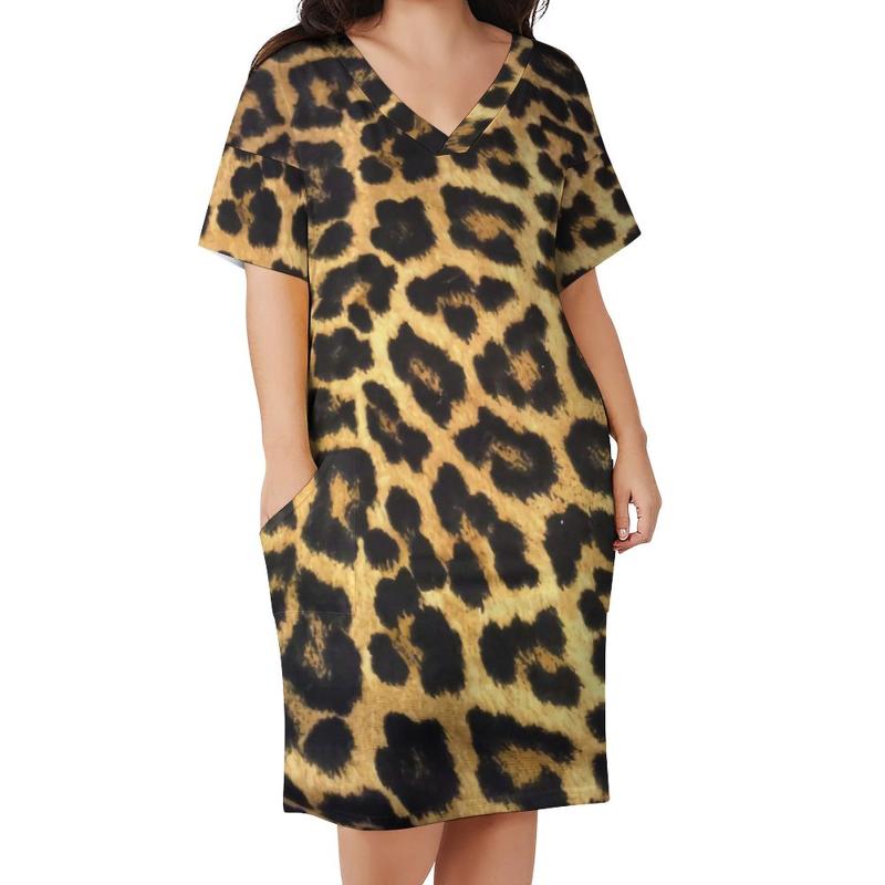 Plus Size Dresses Leopard Print Graphic Dress V Neck Animal Skin Pattern Retro Female Street Fashion Casual 4XL 5XLPlus, Style-10
Plus Size Dresses Leopard Print Graphic Dress V Neck Animal Skin Pattern Retro Female Street Fashion Casual 4XL 5XLPlus, Style-10