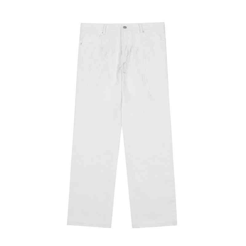 Revenge Style Same Classic Casual Pants Straight Hip Hop Loose Embroidered Jeans American Fashion Brand, White
Revenge Style Same Classic Casual Pants Straight Hip Hop Loose Embroidered Jeans American Fashion Brand, White