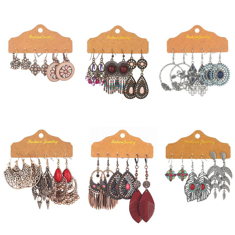 Dangle & Chandelier Fashion Multicolor Crystal Leaf Drop Earrings For Women Boho Vintage Geometry Round Tassel Long Set Jewelry GiftDangle
Dangle & Chandelier Fashion Multicolor Crystal Leaf Drop Earrings For Women Boho Vintage Geometry Round Tassel Long Set Jewelry GiftDangle