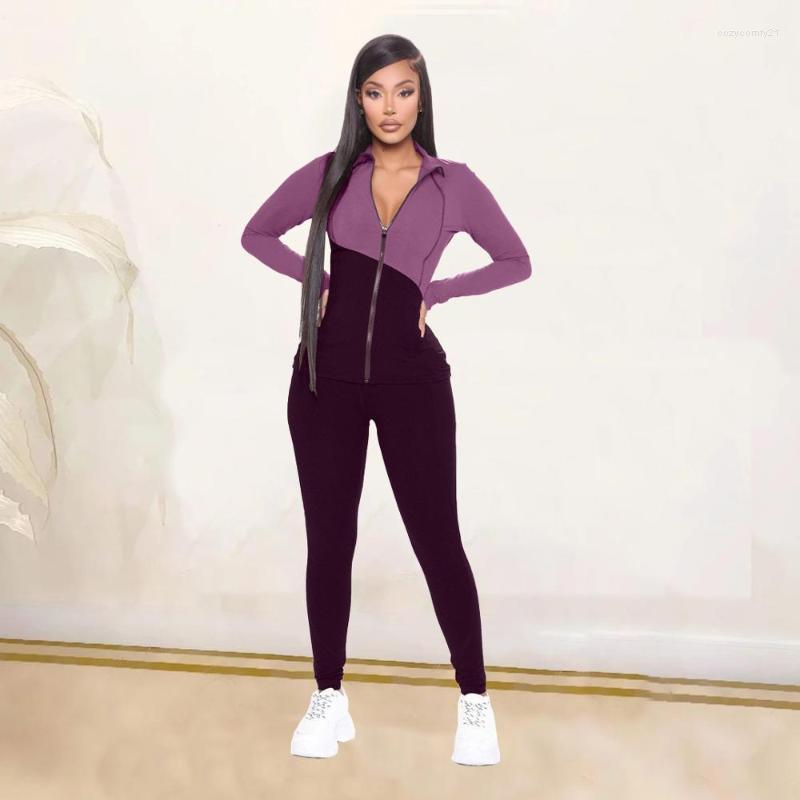 Women 2022 Fashion Street Girl Style Sets Long Sleeve Lapel Zipper Top Elastic Pants Stitching Color Two Piece Women' Tracksuits, Red
Women 2022 Fashion Street Girl Style Sets Long Sleeve Lapel Zipper Top Elastic Pants Stitching Color Two Piece Women' Tracksuits, Red