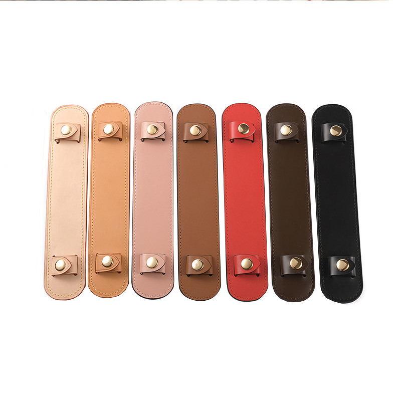 Bag Strap Decompression Shoulder Pads Handle Fixing Clip Bag Accessories Wide Leather Bag Strap Shoulder Rest Shoulder Handle 220505