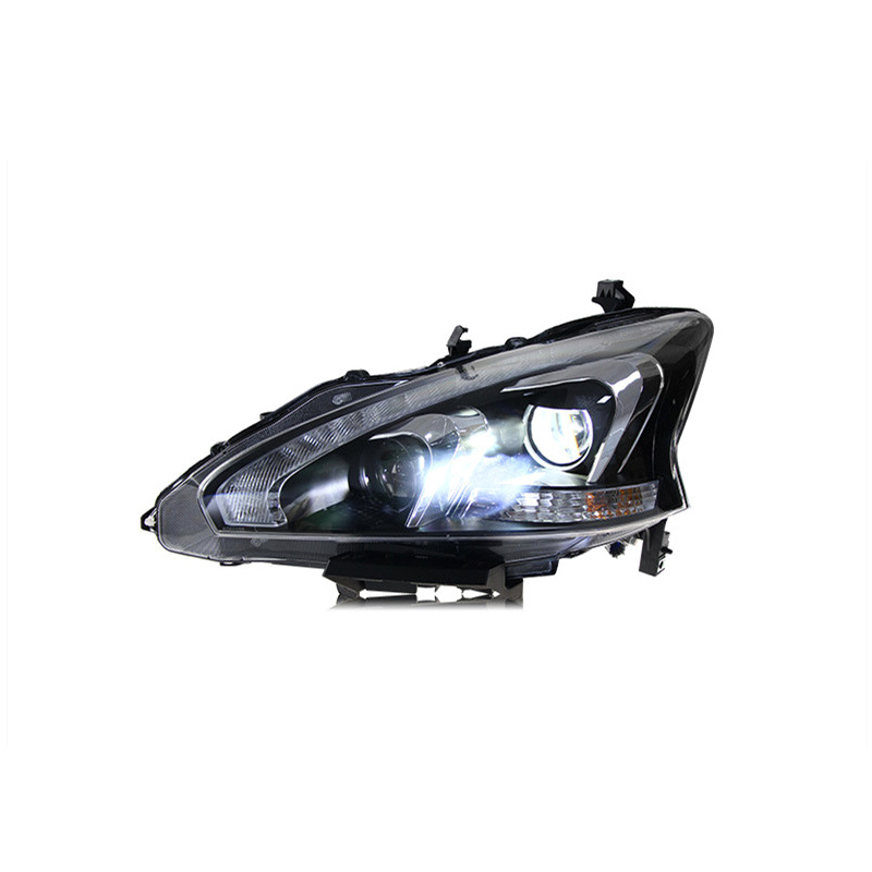 Cars Headlight For Nissan Teana 2013-20 15 Headlights LED DRL Running Lights Bi-Xenon Beam Fog Lights Angel Eyes Auto