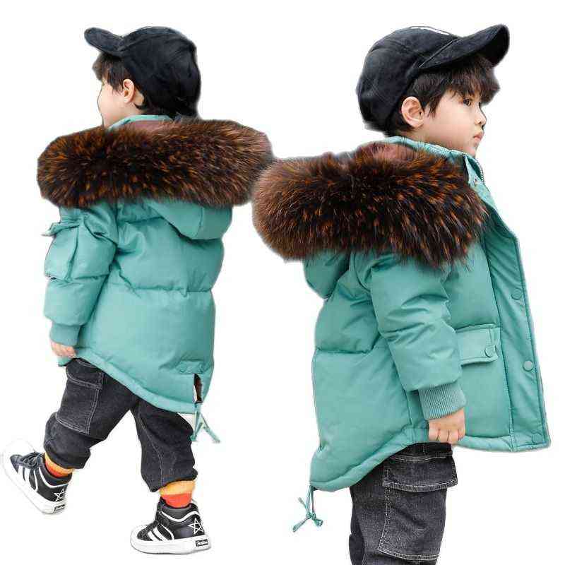 Toddler Kids Boys Girls Big Real Fur Collar Hooded Down Jackets Winter New Fashion Thicken Down Jackets Children Outerwear Clothing J220718, Red
Toddler Kids Boys Girls Big Real Fur Collar Hooded Down Jackets Winter New Fashion Thicken Down Jackets Children Outerwear Clothing J220718, Red