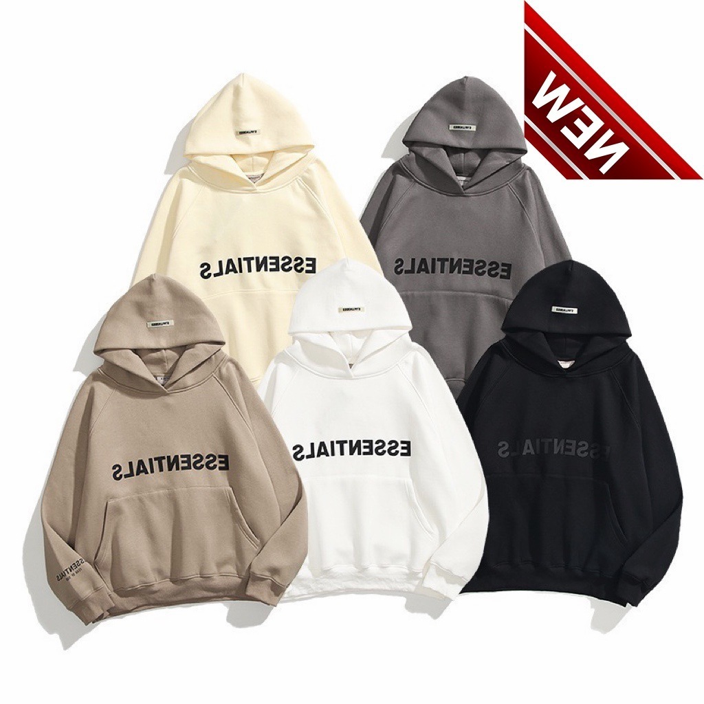 Essentials Multi Line New Ha Xifeng Lettered Printed Unisex Loose Casual Hoodie, White
Essentials Multi Line New Ha Xifeng Lettered Printed Unisex Loose Casual Hoodie, White