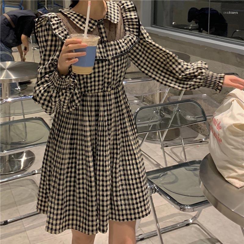 One-piece Women 2022 Autumn Plaid Lolita Dress Female Casual Japanese Style Korean Elegant Kawaii Sweet Designer Dresses, Plaid dress
One-piece Women 2022 Autumn Plaid Lolita Dress Female Casual Japanese Style Korean Elegant Kawaii Sweet Designer Dresses, Plaid dress