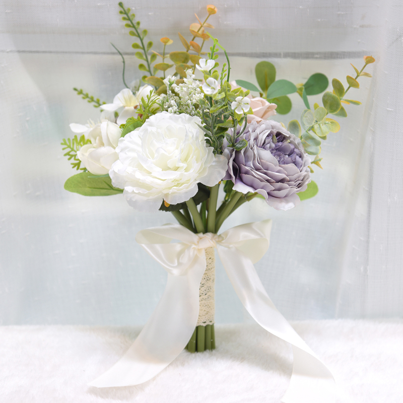 Wedding bridal supplies photo retro photo props Korean small bouquets family party