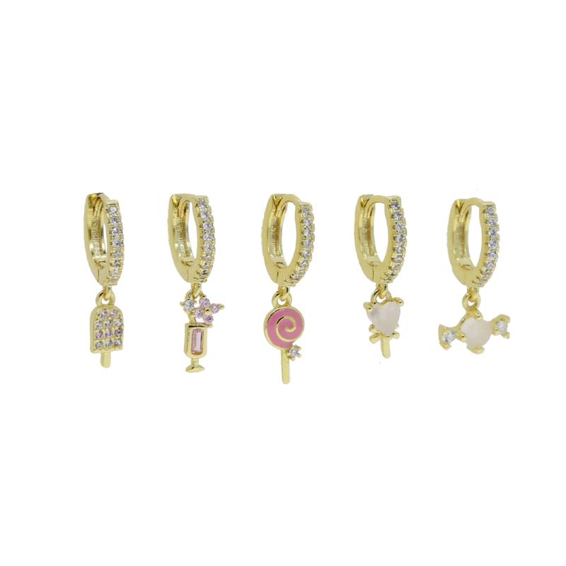 Hoop & Huggie Cute Lovely Gold Color Pink Stone Lollipop Charm Earring 2022 Fashion Multi Piercing Girl Jewelry
Hoop & Huggie Cute Lovely Gold Color Pink Stone Lollipop Charm Earring 2022 Fashion Multi Piercing Girl Jewelry