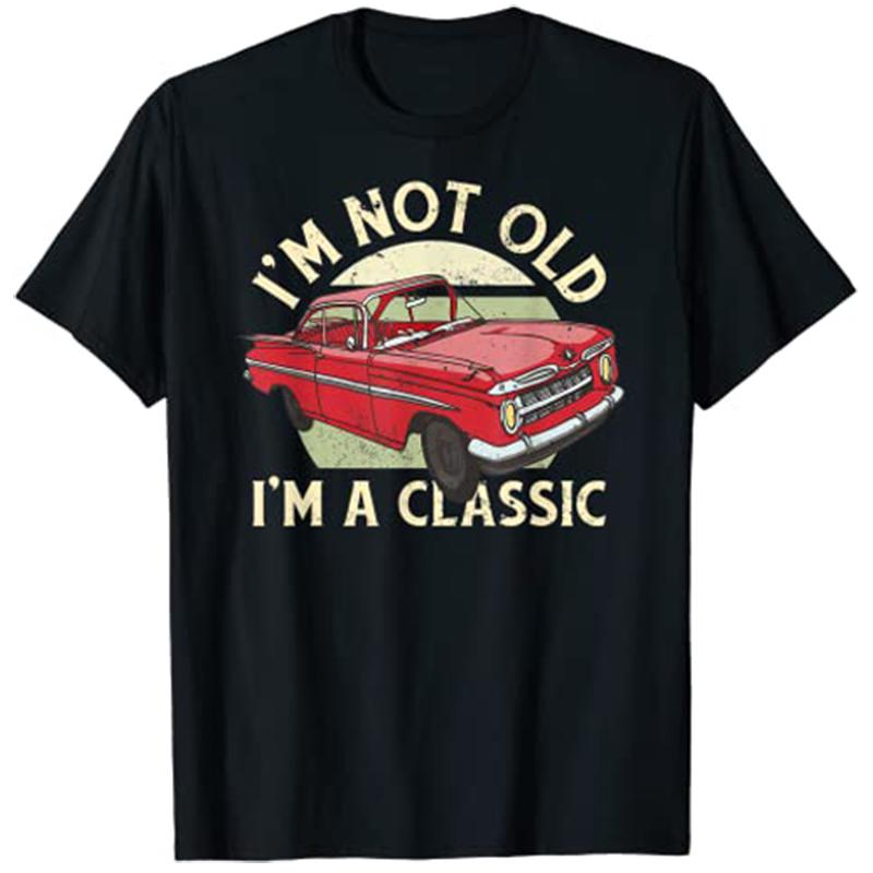 Men' T-Shirts I'm Not Old, A Classic Car Shirt Men, Dad, Grandpa T-Shirt Retirement Tee Tops Gift Customized Products, Black
Men' T-Shirts I'm Not Old, A Classic Car Shirt Men, Dad, Grandpa T-Shirt Retirement Tee Tops Gift Customized Products, Black