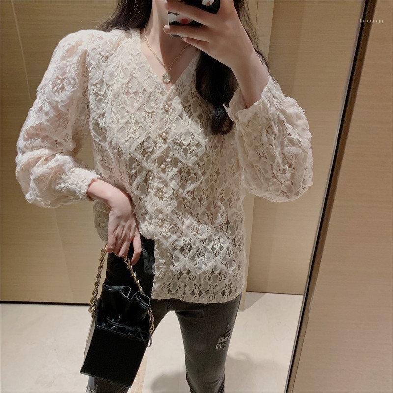 Women's Blouses & Shirts 2022 Hollow Out Sexy V-Neck Light Mesh Office Lady Cardigans High Quality All-Match Loose Stylish Women, Photo color
Women's Blouses & Shirts 2022 Hollow Out Sexy V-Neck Light Mesh Office Lady Cardigans High Quality All-Match Loose Stylish Women, Photo color