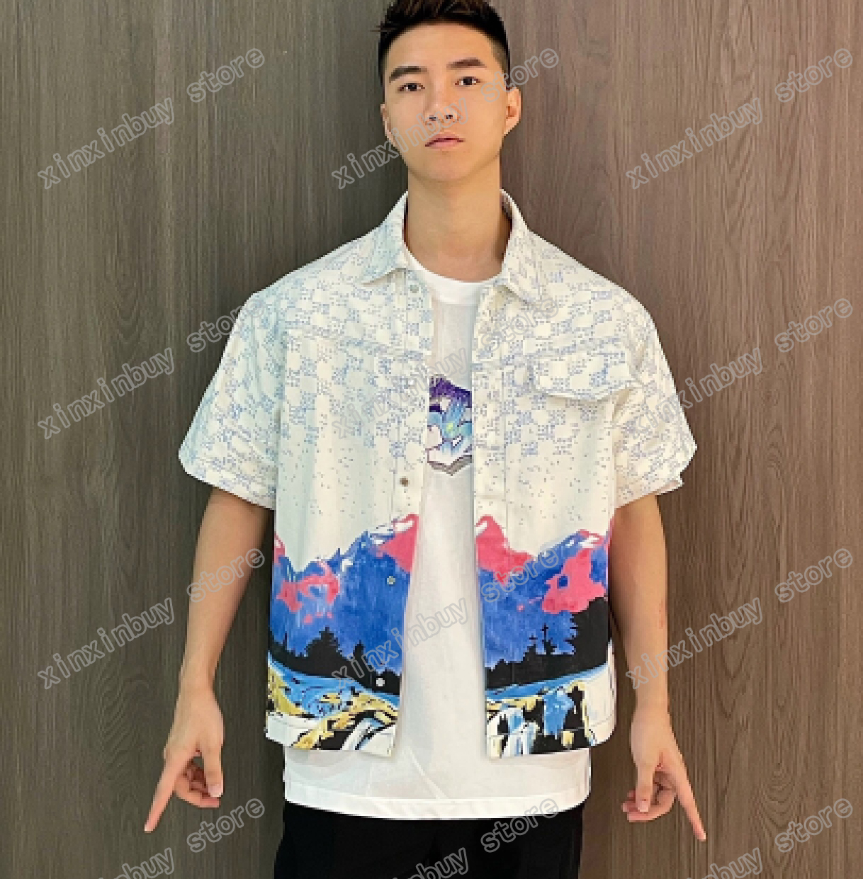 22ss Men Women Designers Jackets denim coat Snow Mountain print Plaid Lapel Neck paris Streetwear white blue S-XL, Multi
22ss Men Women Designers Jackets denim coat Snow Mountain print Plaid Lapel Neck paris Streetwear white blue S-XL, Multi