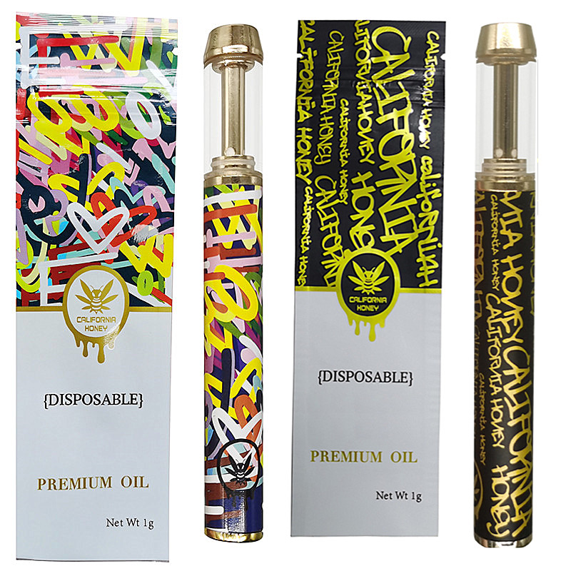 California Honey Disposable Vape Pen Empty E Cigarettes 1ml Gold Ceramic Coil Atomizers 400mah Rechargeable Battery Ecig Thick Oil Cartridges with bags
California Honey Disposable Vape Pen Empty E Cigarettes 1ml Gold Ceramic Coil Atomizers 400mah Rechargeable Battery Ecig Thick Oil Cartridges with bags