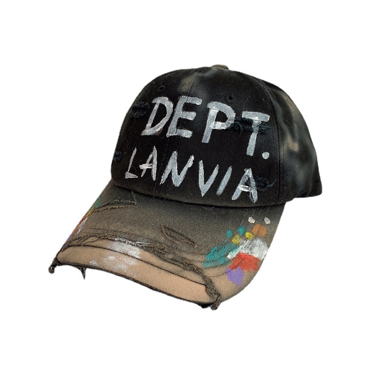 Ball Caps Hip Hop Graffiti Hat Casual Lettering Curved Brim Vintage Baseball Cap for Men and Women Casual Letters Printing