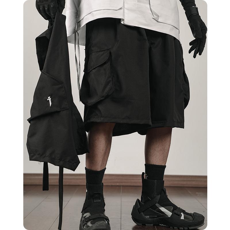 Men's Shorts Summer Unisex Functional Style Irregular Two Piece Apron Pants Gothic Streetwear Men's Clothing Harajuku Hiphop OversizeMen, Black
Men's Shorts Summer Unisex Functional Style Irregular Two Piece Apron Pants Gothic Streetwear Men's Clothing Harajuku Hiphop OversizeMen, Black