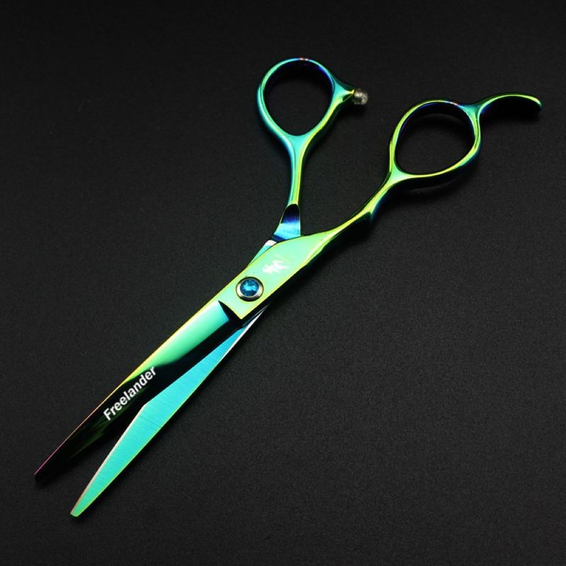 Freelander 6 inch Left Hand Hairdressing Scissors 440c Japan Steel Professional Barbershop Hair Cutting Thinning Set 220317