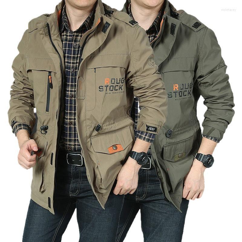 Men's Trench Coats Spring And Autumn Jacket Loose Men's Medium Long Assault Suit Tooling Outdoor Windbreaker Large Casual JacketMen's Vi, Khat-878 thin
Men's Trench Coats Spring And Autumn Jacket Loose Men's Medium Long Assault Suit Tooling Outdoor Windbreaker Large Casual JacketMen's Vi, Khat-878 thin