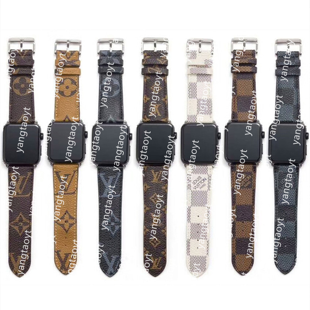 Top Designer Strap Gift Watchbands for Apple Watch Band 42mm 38mm 40mm 44mm iwatch 3 4 5 SE 6 7 bands Leather Straps Bracelet Fashion Wristband Print Stripes watchband
Top Designer Strap Gift Watchbands for Apple Watch Band 42mm 38mm 40mm 44mm iwatch 3 4 5 SE 6 7 bands Leather Straps Bracelet Fashion Wristband Print Stripes watchband