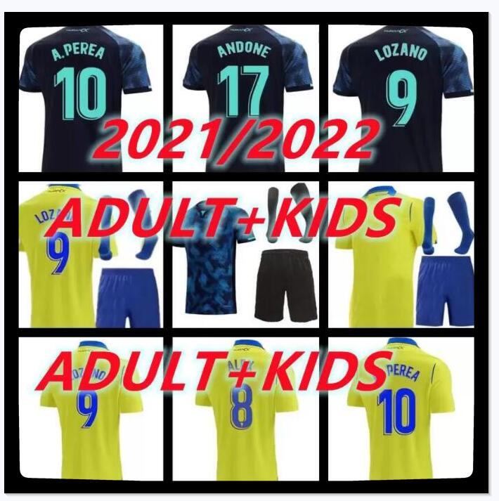 Cadiz 21 22 soccer jerseys A.PEREA LOZANO ALEX football shirts Arzamendia A.ESPINO JONSSON jersey JUAN CALA I.ALEJO A.NEGREDO SANCHEZ adult kids kit Camiseta de Futbol, Home 1
Cadiz 21 22 soccer jerseys A.PEREA LOZANO ALEX football shirts Arzamendia A.ESPINO JONSSON jersey JUAN CALA I.ALEJO A.NEGREDO SANCHEZ adult kids kit Camiseta de Futbol, Home 1