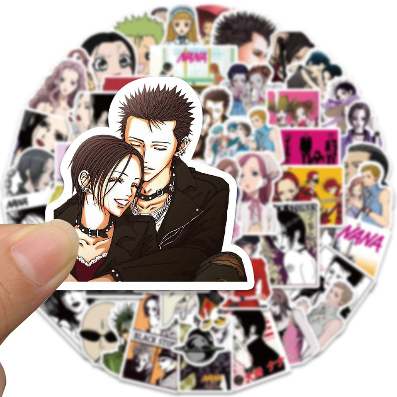 50Pcs Hot Japanese Classic Anime NANA Stickers Cartoon DIY Toy Car Skateboard Motor Laptop Decals Graffiti Children Sticker