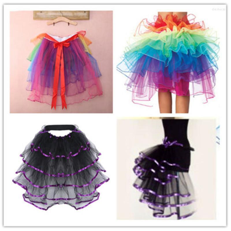 Skirts Women Tulle Rainbow Skirt Tutu Ballet Pettiskirt Princess Eight Layers Bandage Party Costume High Waist Casual Dancewear
Skirts Women Tulle Rainbow Skirt Tutu Ballet Pettiskirt Princess Eight Layers Bandage Party Costume High Waist Casual Dancewear