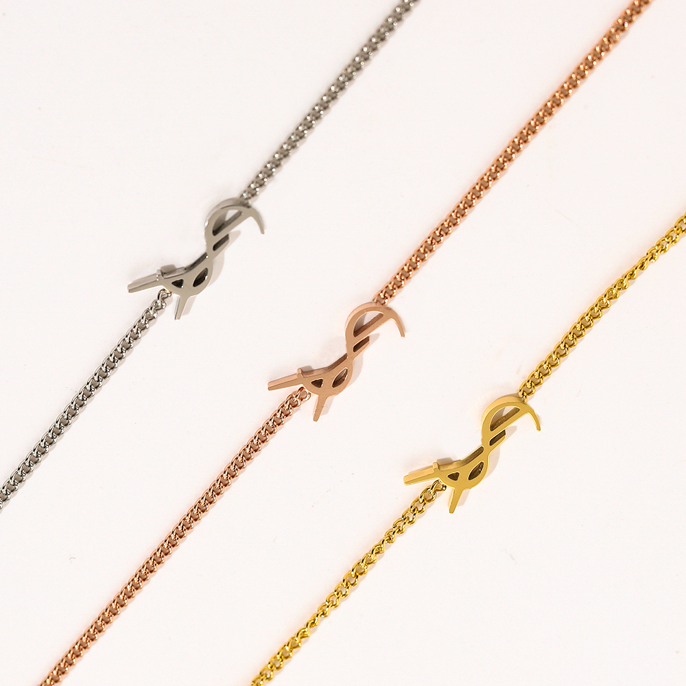 Designer Branded Design Jewelry Bracelets Bangle 18K Gold Plated 925 Silver Plated Stainless steel Wristband Cuff Chain Women Bracelet For Birthday Gift ZG1706