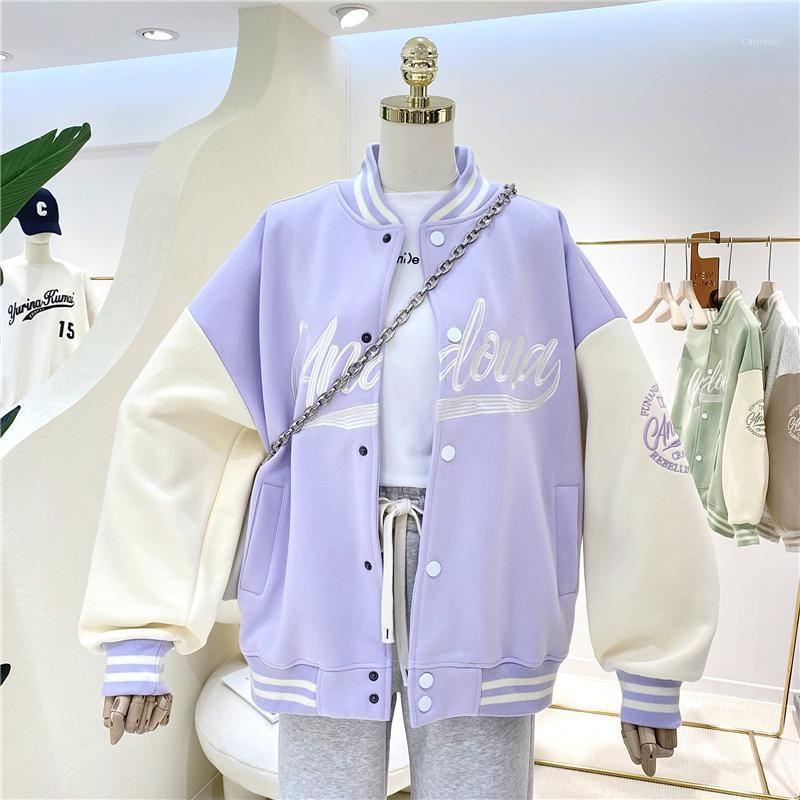 Women's Jackets Nomikuma Korean Streetwear Women Coats Vintage Oversize Hip Hop Harajuku Letter Print Patchwork Jacket, Purple
Women's Jackets Nomikuma Korean Streetwear Women Coats Vintage Oversize Hip Hop Harajuku Letter Print Patchwork Jacket, Purple
