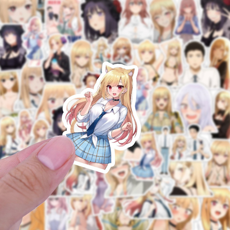51Pcs/Lot anime My dress up darling sticker graffiti Stickers for DIY Luggage Laptop skin Kitagawa Marin Sticker