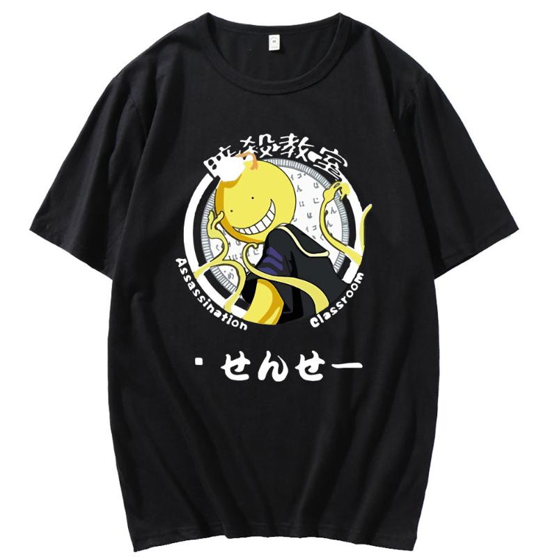 Men's T-Shirts Men Fashion Vintage T-Shirt Japan Assassination Classroom Korosensei Anime Pattern Short Sleeve Top Female Black Basic Tshirt
Men's T-Shirts Men Fashion Vintage T-Shirt Japan Assassination Classroom Korosensei Anime Pattern Short Sleeve Top Female Black Basic Tshirt