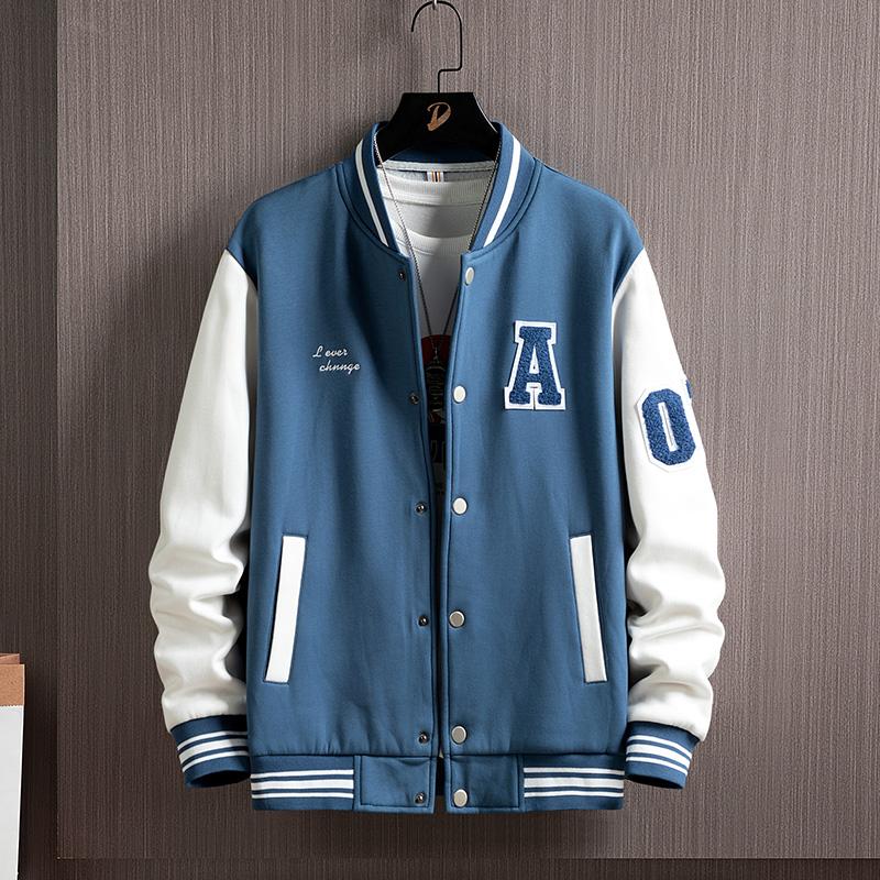 Men's Jackets Arrival Bomber Jacket Brand Men Casual Baseball Uniform Collar Coat Autumn And Winter Spliced Thick Fleece MaleMen's, Black j170-a3-1050
Men's Jackets Arrival Bomber Jacket Brand Men Casual Baseball Uniform Collar Coat Autumn And Winter Spliced Thick Fleece MaleMen's, Black j170-a3-1050