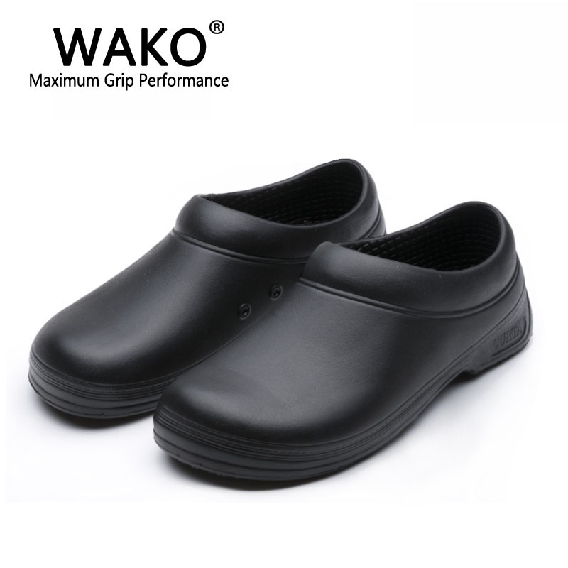 WAKO Male Chef Shoes Men Sandals for Kitchen Workers Super Antiskid Non Slipping Shoes Black Cook Shoes Safety Clogs Size 3645 Y200107, 9031
WAKO Male Chef Shoes Men Sandals for Kitchen Workers Super Antiskid Non Slipping Shoes Black Cook Shoes Safety Clogs Size 3645 Y200107, 9031