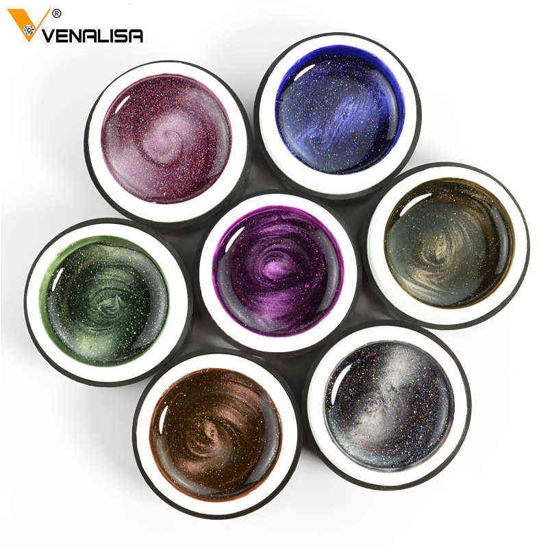 NXY Nail Gel Holography Cat Eye Polish 5ml Glitter Laser Magnetic Varnish Shining Magnet Soak Off Color 0328