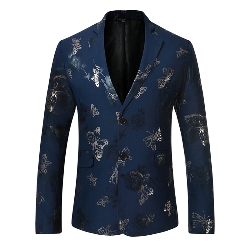 PYJTRL Fashion Blazer Men Floral Pattern Slim Single Breasted Blazers Jacket 201104, Black
PYJTRL Fashion Blazer Men Floral Pattern Slim Single Breasted Blazers Jacket 201104, Black