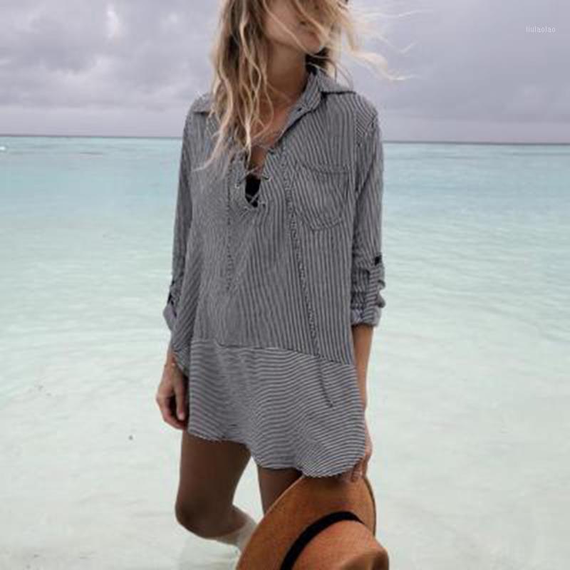 Women's Blouses & Shirts Turndown Collar Lace Up WoMen Blouse VogueStriped Print Bandage Patchwork Pocket Ruffled Shirt Top Long Sleeve Blus, Black
Women's Blouses & Shirts Turndown Collar Lace Up WoMen Blouse VogueStriped Print Bandage Patchwork Pocket Ruffled Shirt Top Long Sleeve Blus, Black