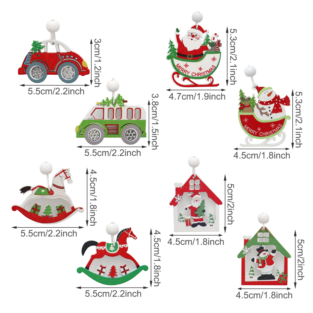 Christmas Wooden Pendant Merry Christmas Decorations for Home Cristmas Ornament Xmas Navidad Gifts Happy New Year 2023