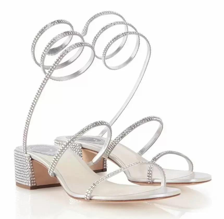 Fashion-Cleo-embellished suede sandals stiletto High heel Renes Caovilla CRYSTAL black Snakelike twining rhinestone sandals women summer heels
Fashion-Cleo-embellished suede sandals stiletto High heel Renes Caovilla CRYSTAL black Snakelike twining rhinestone sandals women summer heels