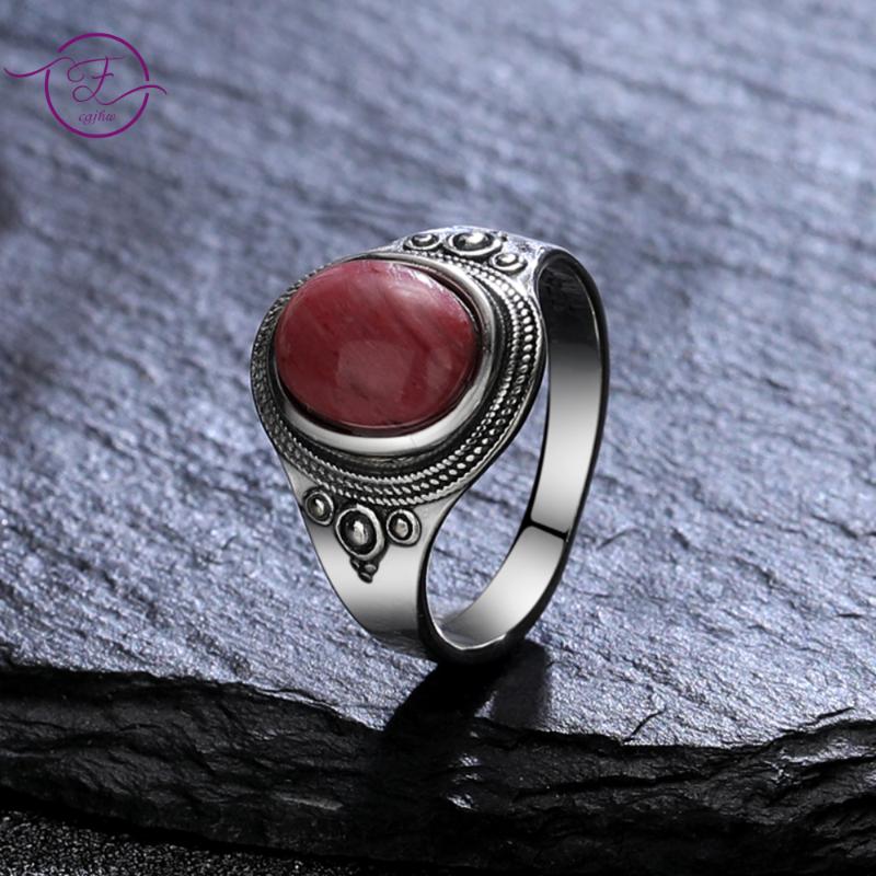 Cluster Rings Natural 8 10MM Rhodochrosite Stone Ring Silver Tiger's Eye Party Fine Jewelry For Men Women GiftsCluster
Cluster Rings Natural 8 10MM Rhodochrosite Stone Ring Silver Tiger's Eye Party Fine Jewelry For Men Women GiftsCluster