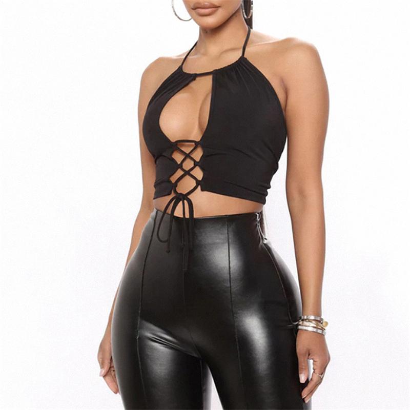 Women' Tanks & Camis Xingqing Sexy Halter Crop Top 2022 Summer Women Front Bandage Vest Black Hollow Out Sleeveless Backless Tshirt Streetw, As photo shows
Women' Tanks & Camis Xingqing Sexy Halter Crop Top 2022 Summer Women Front Bandage Vest Black Hollow Out Sleeveless Backless Tshirt Streetw, As photo shows