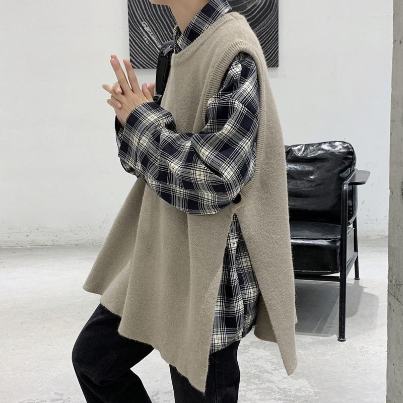 Men's Vests Autumn O-neck Sweater Vest Men Warm Fashion Casual Knitted Pullover Korean Loose Sleeveless Mens Jumper Clothes Kare22, Black
Men's Vests Autumn O-neck Sweater Vest Men Warm Fashion Casual Knitted Pullover Korean Loose Sleeveless Mens Jumper Clothes Kare22, Black