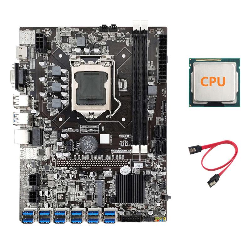 Motherboards ETH Mining Motherboard With CPU SATA Cable LGA1155 12 PCIE To USB Adapter MSATA DDR3 B75 BTC Miner MotherboardMotherboards
Motherboards ETH Mining Motherboard With CPU SATA Cable LGA1155 12 PCIE To USB Adapter MSATA DDR3 B75 BTC Miner MotherboardMotherboards