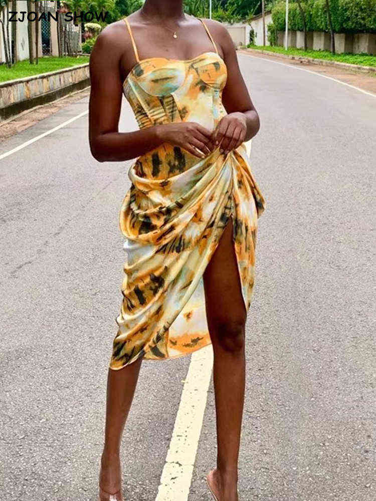 Women Vintage Yellow Tie dye Flower print Spaghetti Strap Dress Hem Slim Waist Slit Irregular Long Dresses Sling Vestido Y220401, Green
Women Vintage Yellow Tie dye Flower print Spaghetti Strap Dress Hem Slim Waist Slit Irregular Long Dresses Sling Vestido Y220401, Green